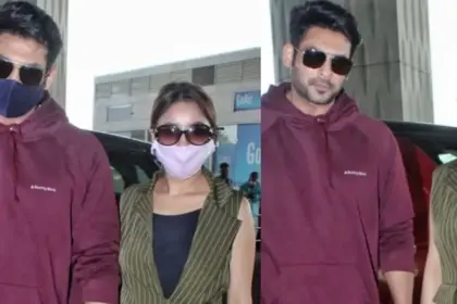 Siddharth Shukla and Shehnaaz Gill snapped at the airport