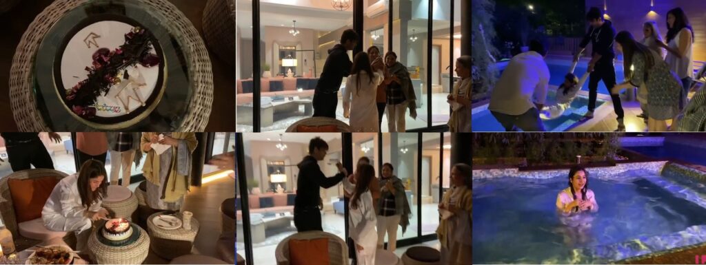 Sidharth Shukla throws ‘birthday girl’ Shehnaaz Gill into the pool at her birthday celebration Sidharth Shukla throws 'birthday girl' Shehnaaz Gill into the pool