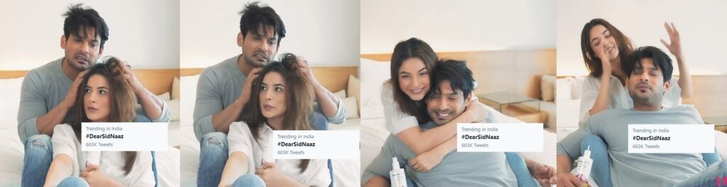 SidNaaz Fans top Trends #DearSidNaaz