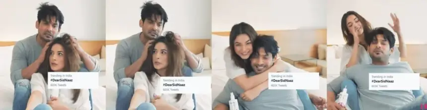 SidNaaz Fans top Trends #DearSidNaaz