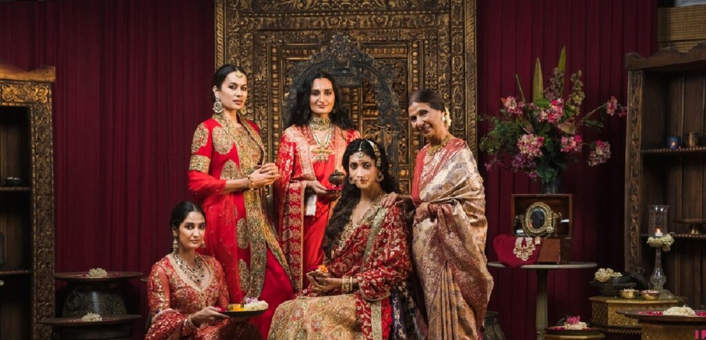 ‘Nazm-e-Mahal’ by Leena Singh is the story of a classic royal maharani who values the old world charm and depicts a day of her life in the palace! Nazm-e-Mahal by Leena Singh | beach wedding dress