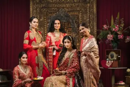 Nazm-e-Mahal by Leena Singh | beach wedding dress