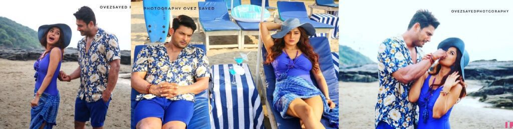 Sidharth Shukla Shehnaaz Gill's BTS photographs