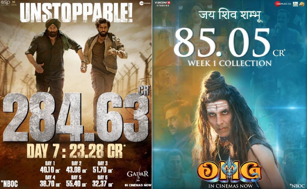 ‘Gadar 2’ vs ‘OMG 2’ Week 1 Box Office Collection