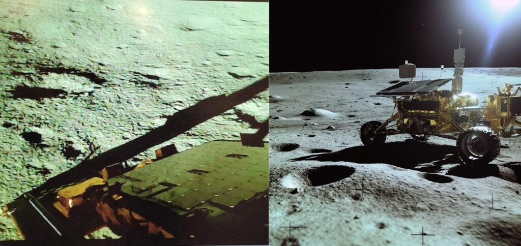 Chandrayaan-3 Unveils Historic Moment: Rover Pragyan Emerges from Lander in First Photo