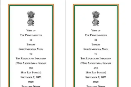 Bharat' Instead of 'India