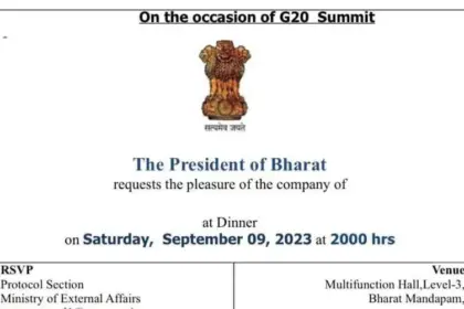 India's Name Change to 'Bharat'