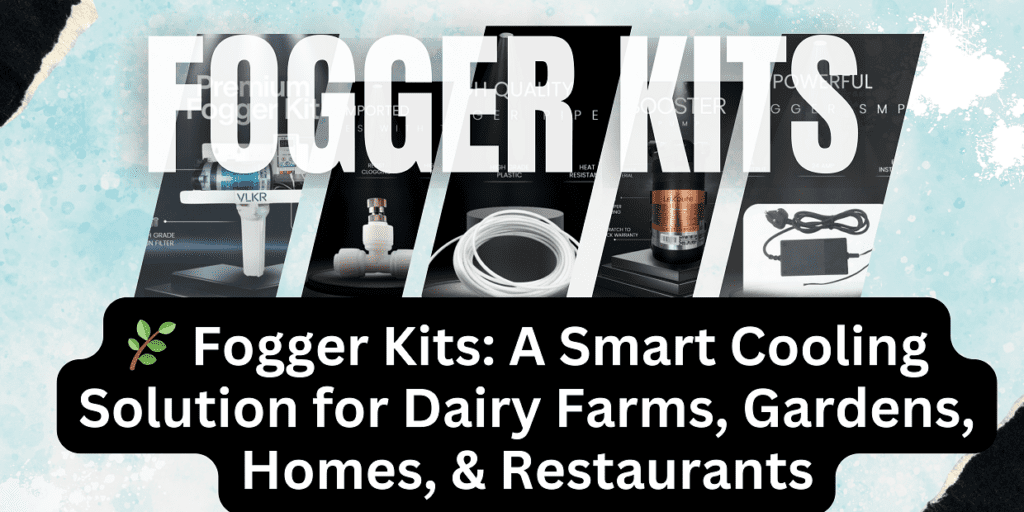 ? Fogger Kits: A Smart Cooling Solution for Dairy Farms, Gardens, Homes, & Restaurants