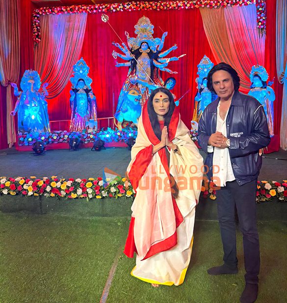 Photos: Rahul Roy and sister Priyanka snapped at the Indian Bangla Club Durga Puja Pandal | Parties & Events
