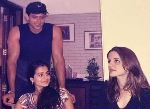 “Golden days of friendship”: Ameesha Patel posts old pic with Hrithik Roshan and Sussanne Khan from impromptu dinner at her home : Bollywood News