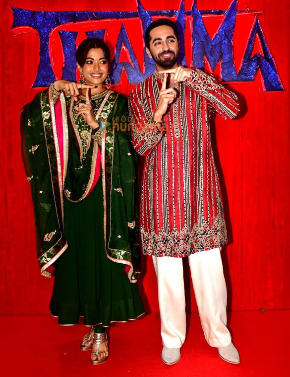 Photos: Rashmika Mandanna, Ayushmann Khurrana and others snapped promoting Thamma in Mumbai | Parties & Events