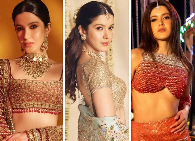 Shanaya Kapoor serves festive fashion goals this Bhai Dooj with ethereal lehengas : Bollywood News