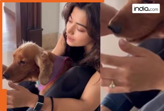 Rashmika Mandanna Gives fans sneak peek of her big shiny diamond ring after engagement with Vijay Deverakonda- WATCH