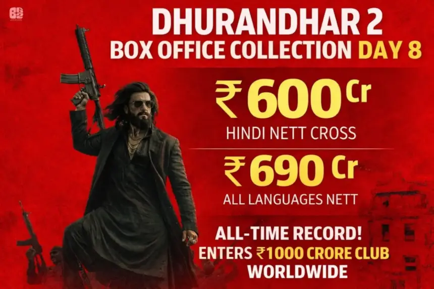 dhurandhar 2 box office collection day 8