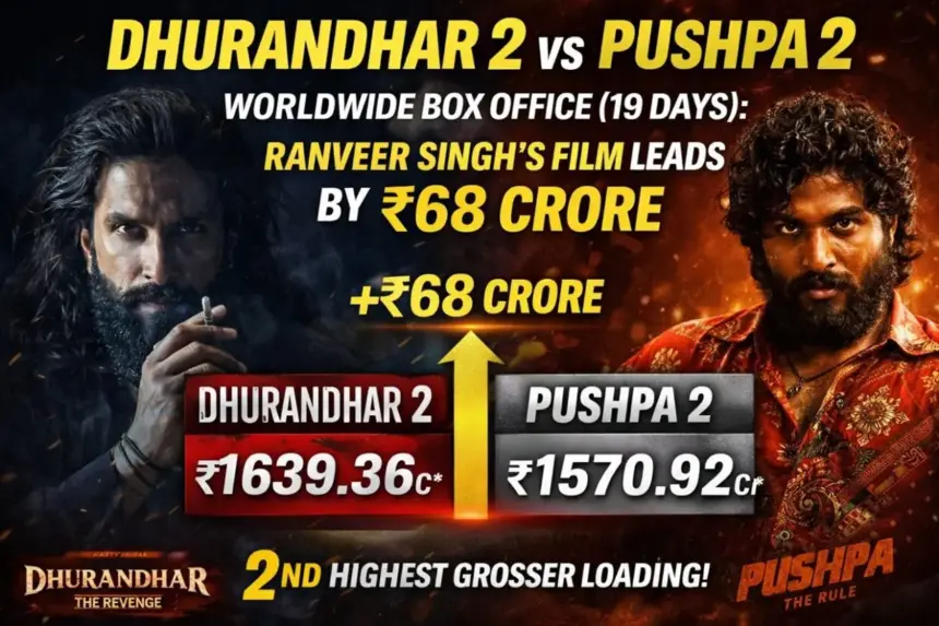 Dhurandhar 2 vs Pushpa 2 Worldwide Box Office